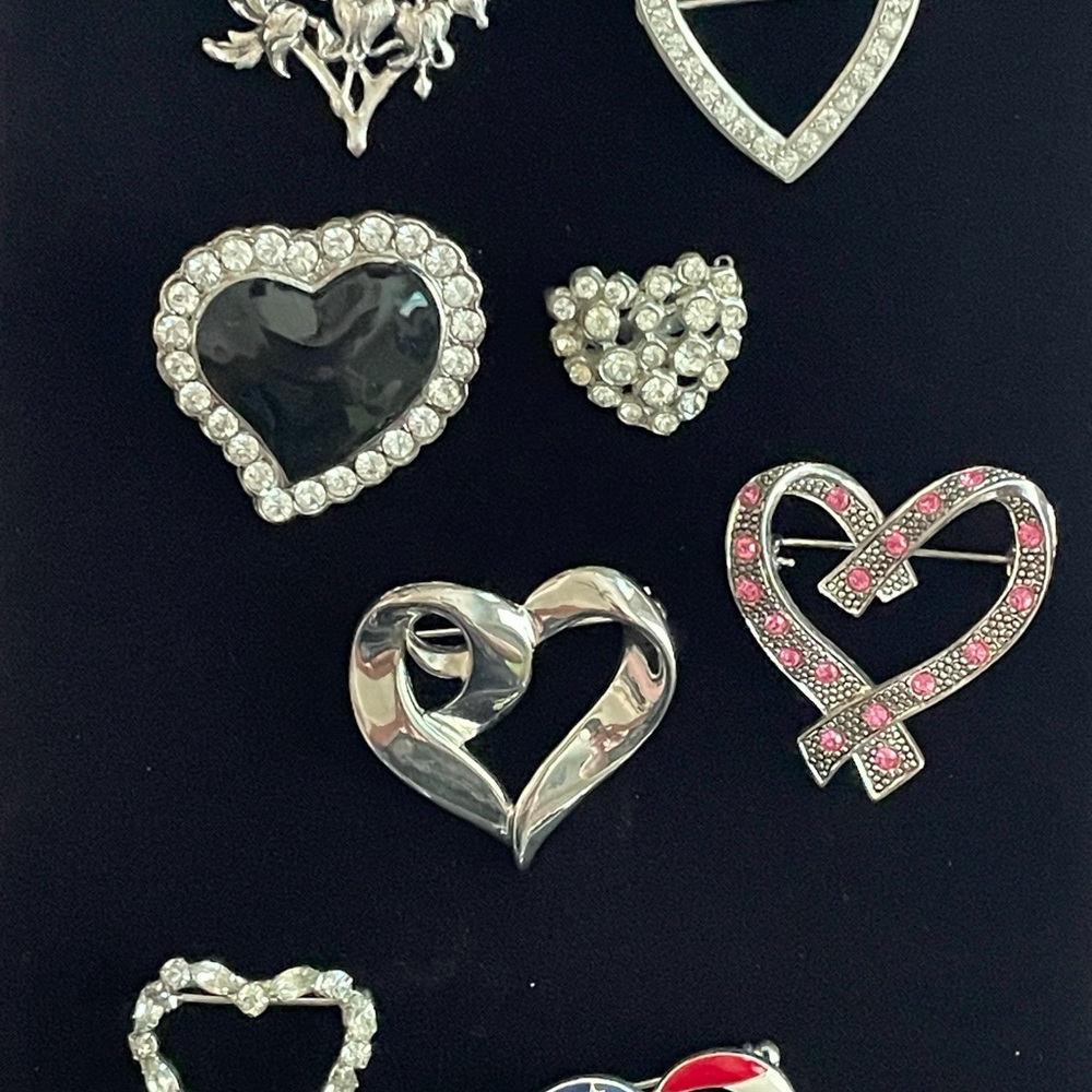 ❤️Heart❤️Brooches - Picture 4 of 5